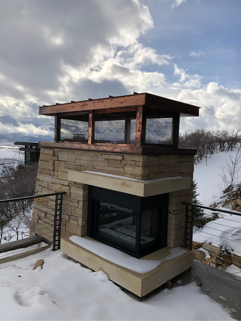 House with Snow